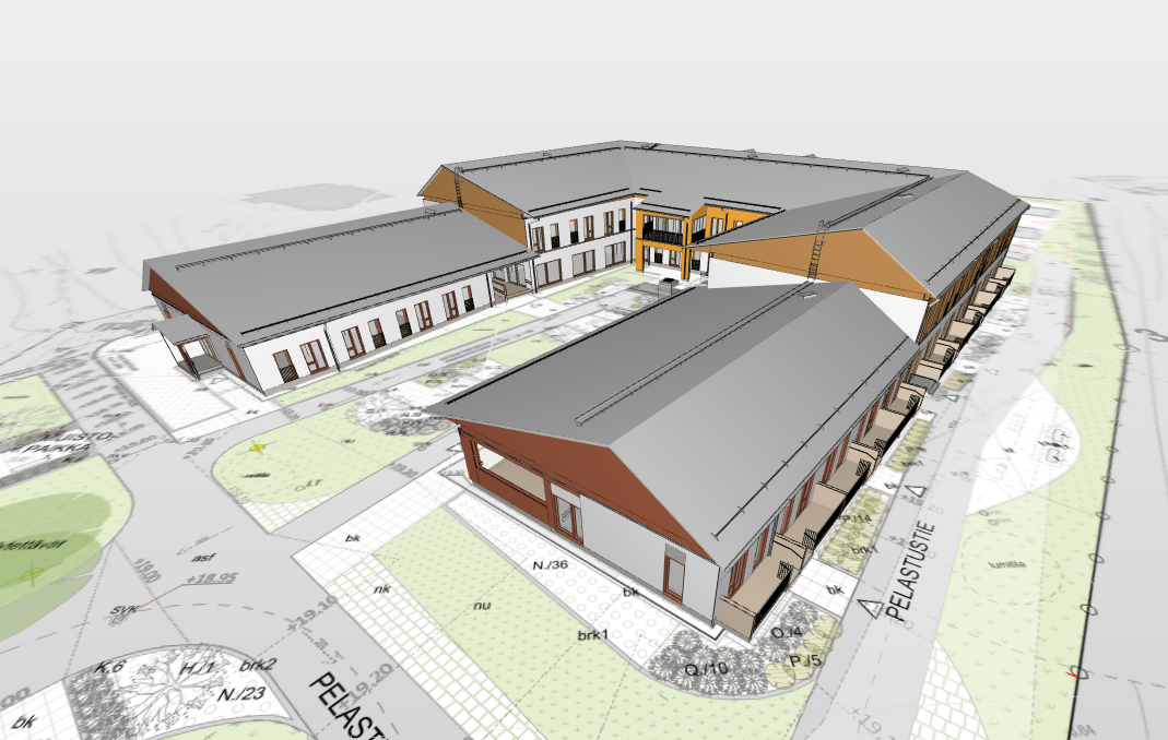 Hartela – Laitilan Kappalaisentien palvelutalo – Betonipintojen työt